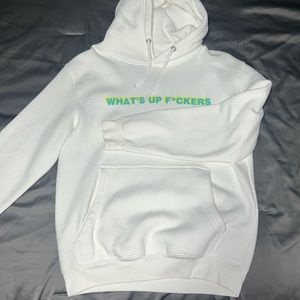 Youtuber Sadie Crowel’s merch! ‘What’s Up Fuc*ers’ hoodie!